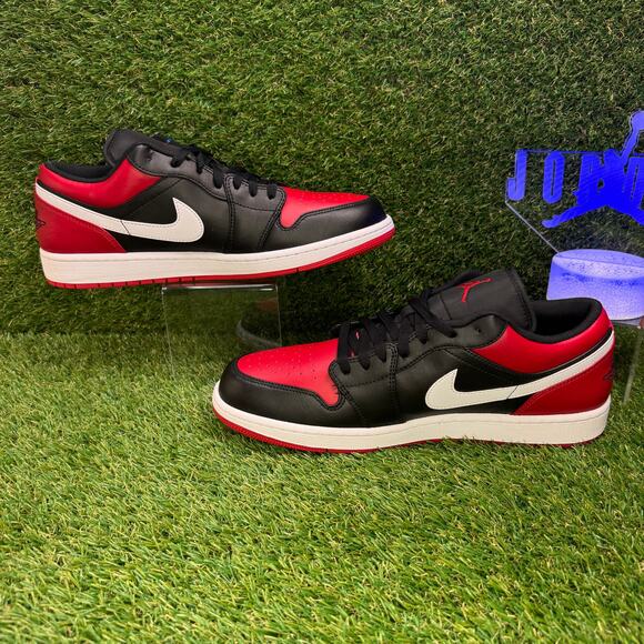 Nike Air Jordan 1 Low Alternate Bred Toe Size 13 553558 066 - Picture 7 of 9